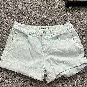 Superdry White Jean Shorts